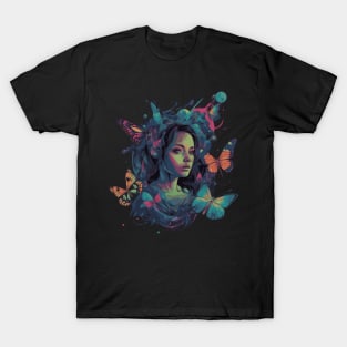 butterfly girl T-Shirt